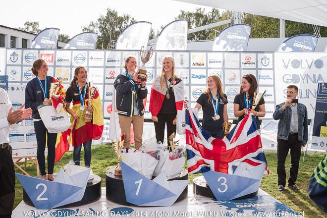 420 Ladies Junior European Championship - Medallists - 420 and 470 Junior European Championships 2014 ©  Wilku – www.saillens.pl